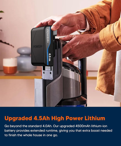 4.5Ah for Vax O NEPWR Battery Replacement, 4500mAh Lithium ion Battery Fits Every O NEPWR Product, Compatible with BV25040 BV15030 BV15260 BH15260PC Cordless Vacuum & Hardfloor Cleaner (black)