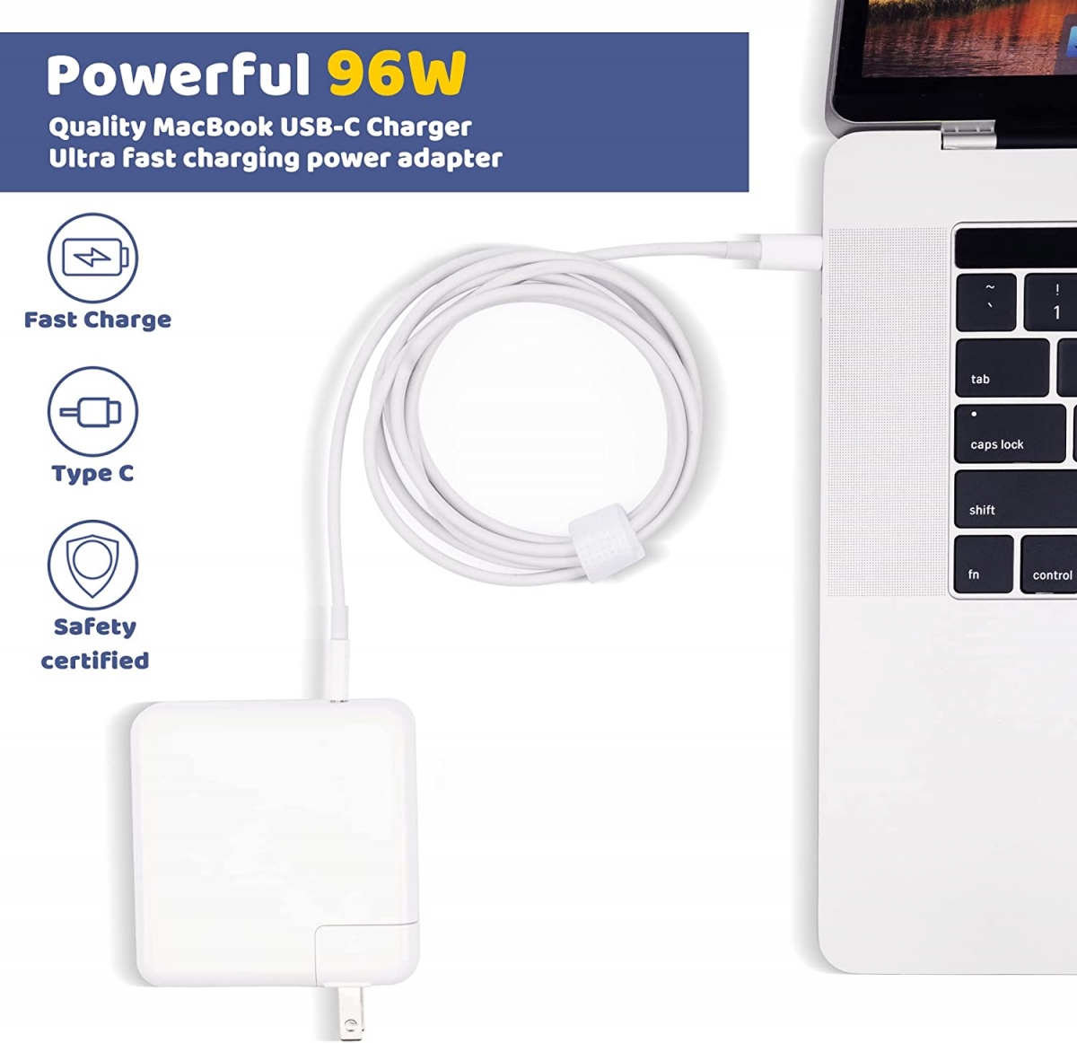 96W USB C Charger Adapter Power Adapter-CPY,Batari Laptop, Adapter Adapter, Charger Laptop, Dell Battery, Apple Battery, HP Battery